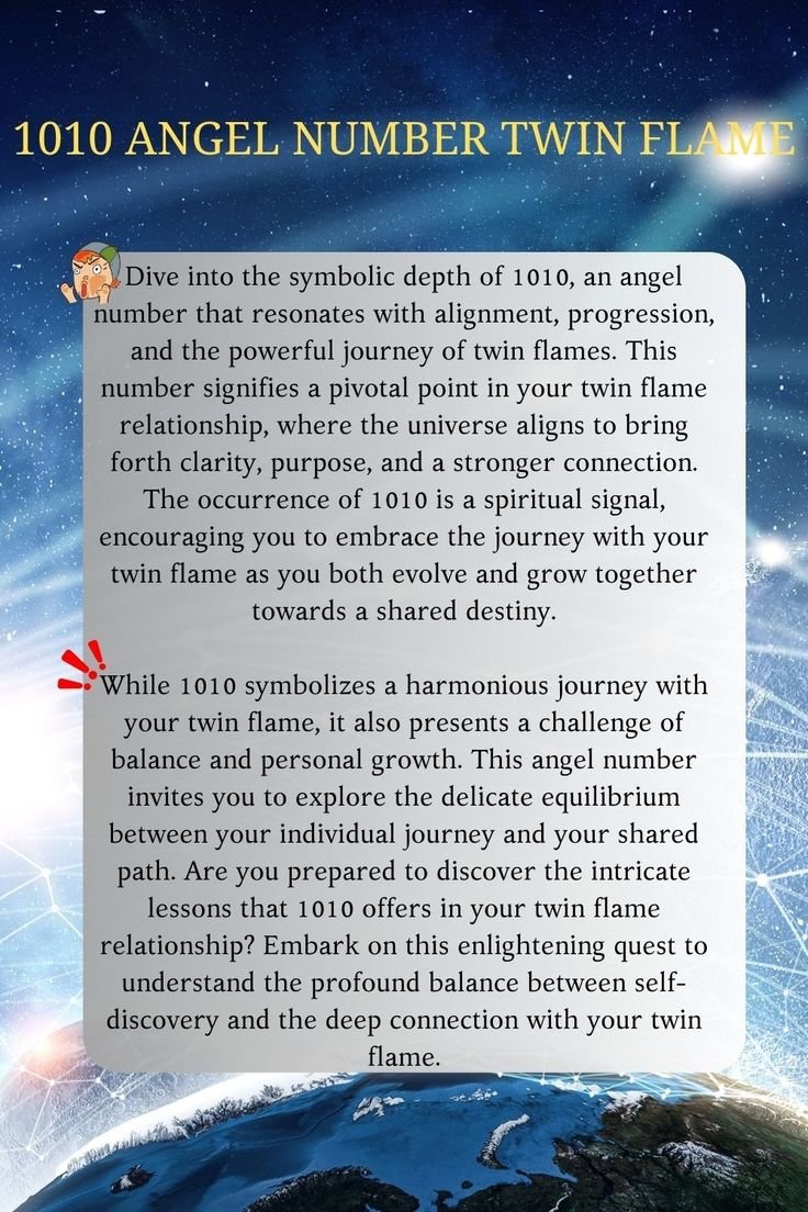 Decoding 1010 Angel Number Twin Flame – Insights & Guidance